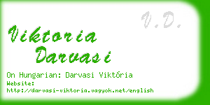viktoria darvasi business card